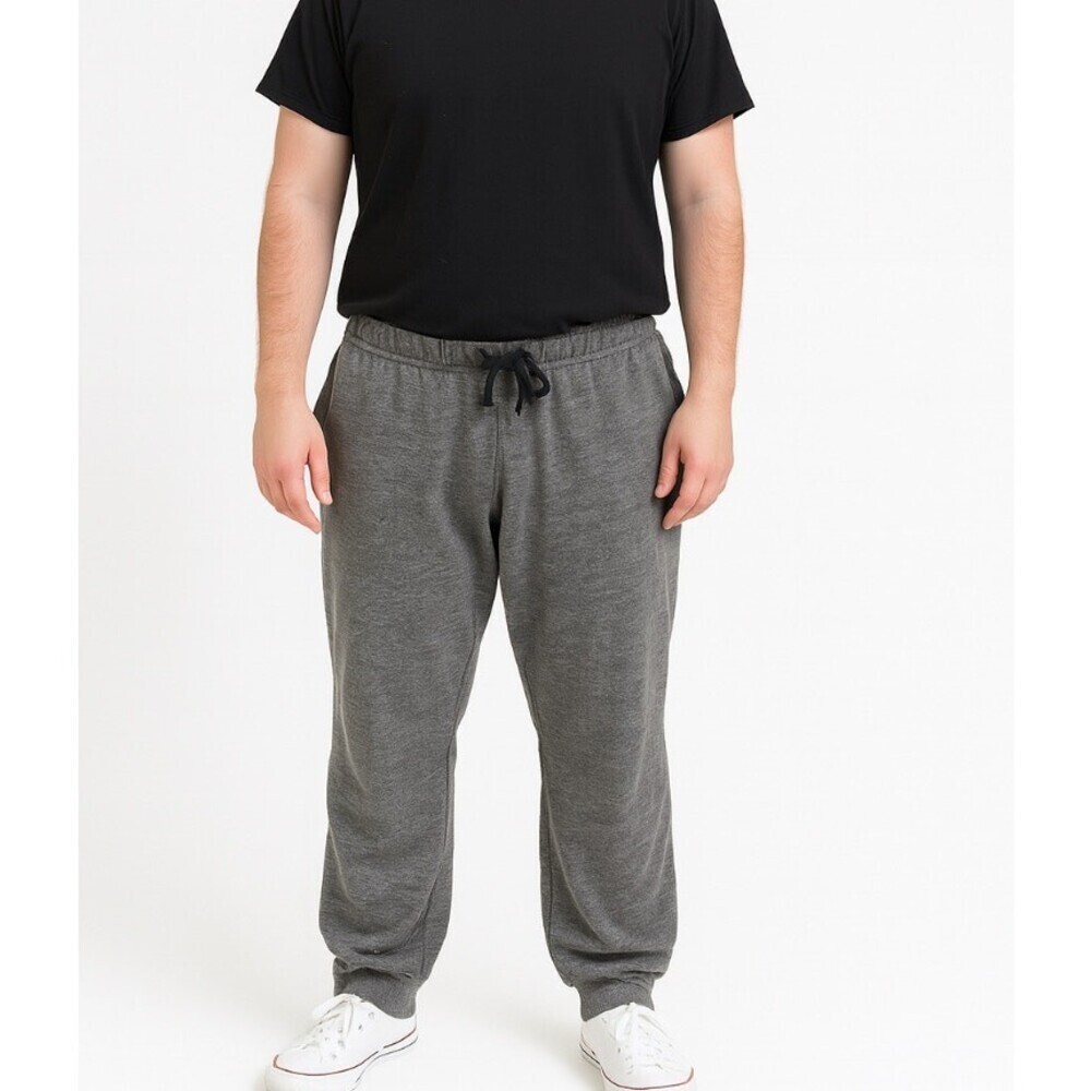 Men's Phat Farm jogger sweat pants gray/grey POCKETS fleece interior SZ M